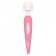 Розово-белый перезаряжаемый жезловый вибратор Personal Mini Rechargeable - Bodywand