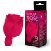 Малиновый вибростимулятор в форме бутона со стебельком - Bior toys в Томске Малиновый вибростимулятор в форме бутона со стебельком - Bior toys
