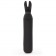 Черная вибропуля с ушками Rechargeable Rabbit Ears Bullet Vibrator - Happy Rabbit купить в Томске с доставкой в Orgasmix.ru Черная вибропуля с ушками Rechargeable Rabbit Ears Bullet Vibrator - Happy Rabbit