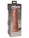 Карамельный вибратор-реалистик 8 Vibrating Silicone Dual Density Cock - 22 см. - Pipedream купить в Томске с доставкой в Orgasmix.ru Карамельный вибратор-реалистик 8 Vibrating Silicone Dual Density Cock - 22 см. - Pipedream