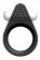Чёрное эрекционное кольцо LIT-UP SILICONE STIMU RING 1 BLACK - Dream Toys - в Томске купить с доставкой Чёрное эрекционное кольцо LIT-UP SILICONE STIMU RING 1 BLACK - Dream Toys - в Томске купить с доставкой